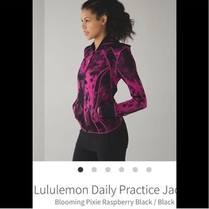 Lululemon pink size 4 athletic jacket with hood